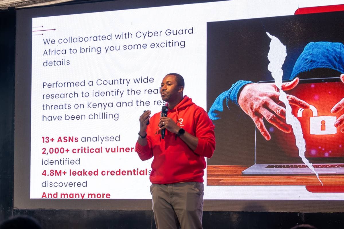 The AfricaHackon Cybersecurity Summit 2026 stage, as pictured by CIO Africa