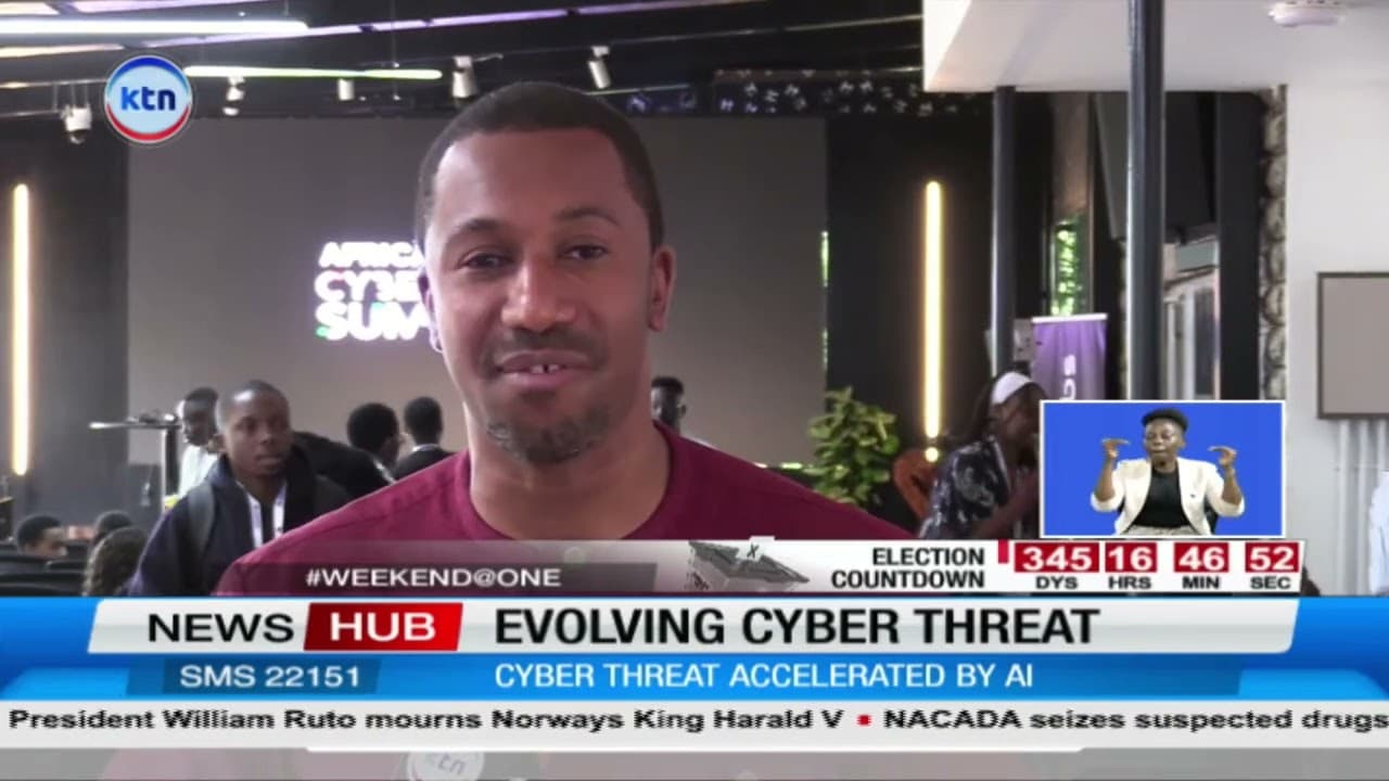 KTN News report from the AfricaHackon Cyber Summit